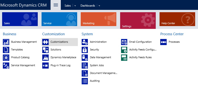 Dynamics CRM 2016 Dashboard - CSE