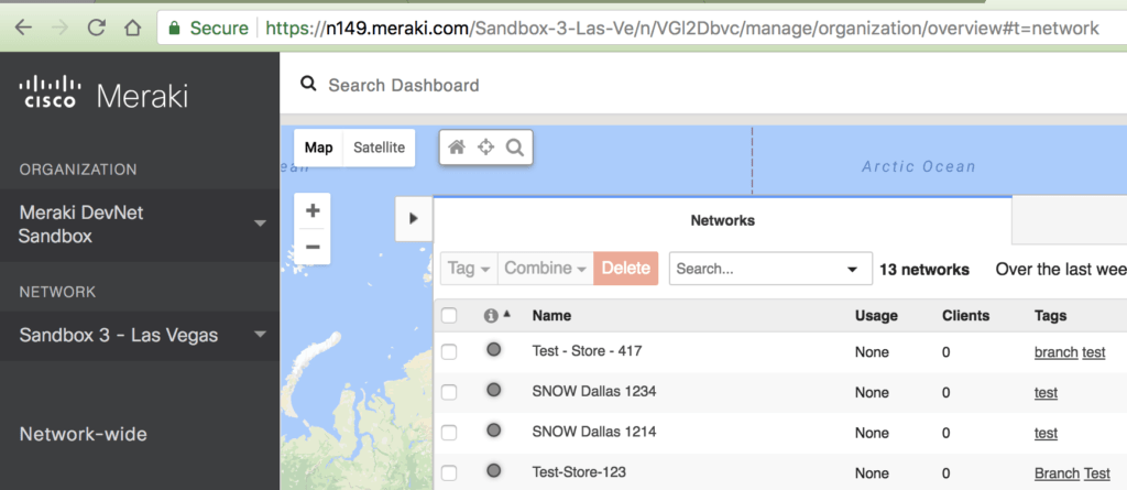 Meraki Dashboard API 