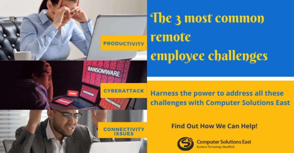 How to Solve the 3 most Common Remote Employee Challenges