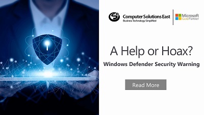 A Help or Hoax? Windows Defender Security Warning