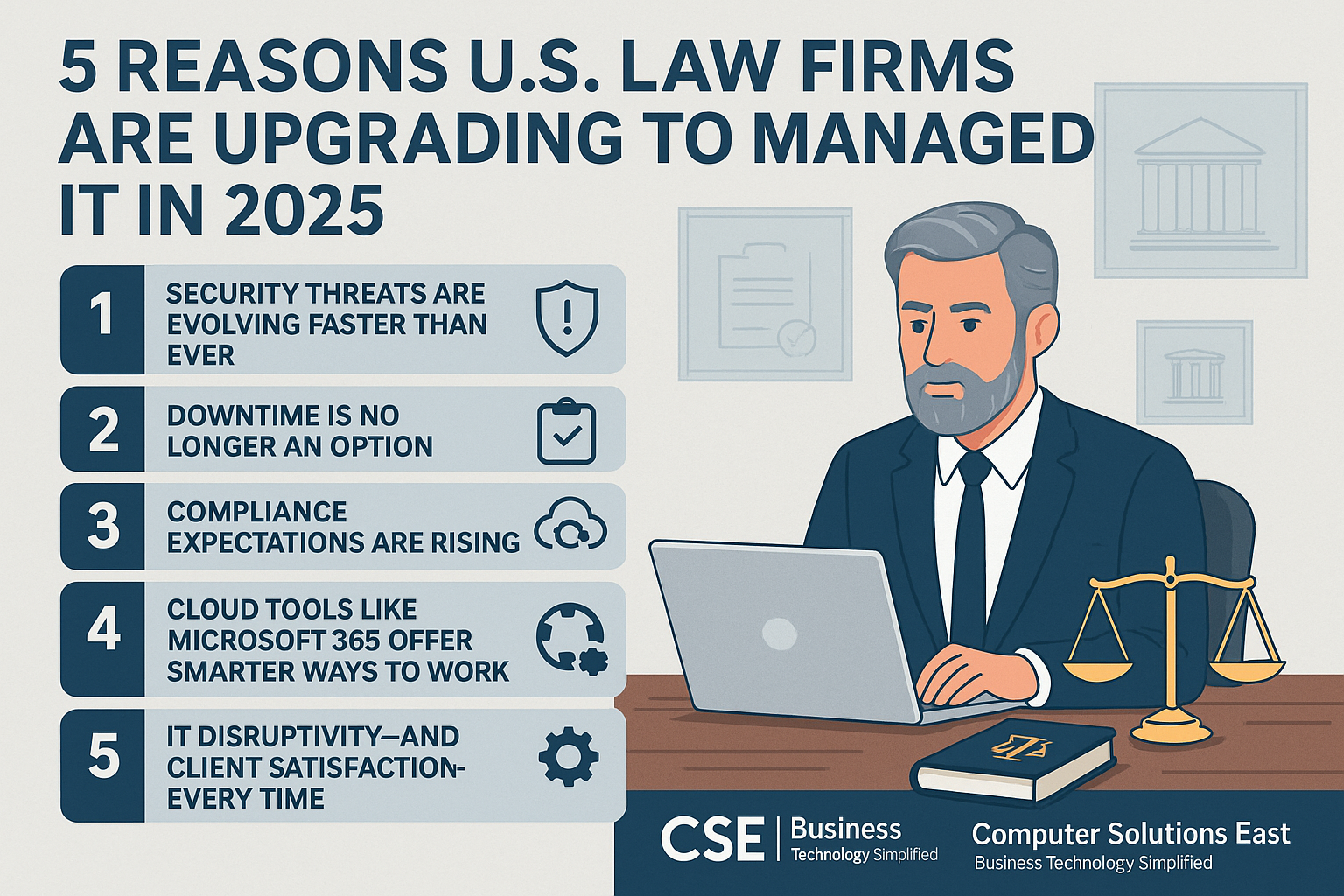 5 Reasons U.S. Law Firms Are Upgrading to Managed IT in 2025