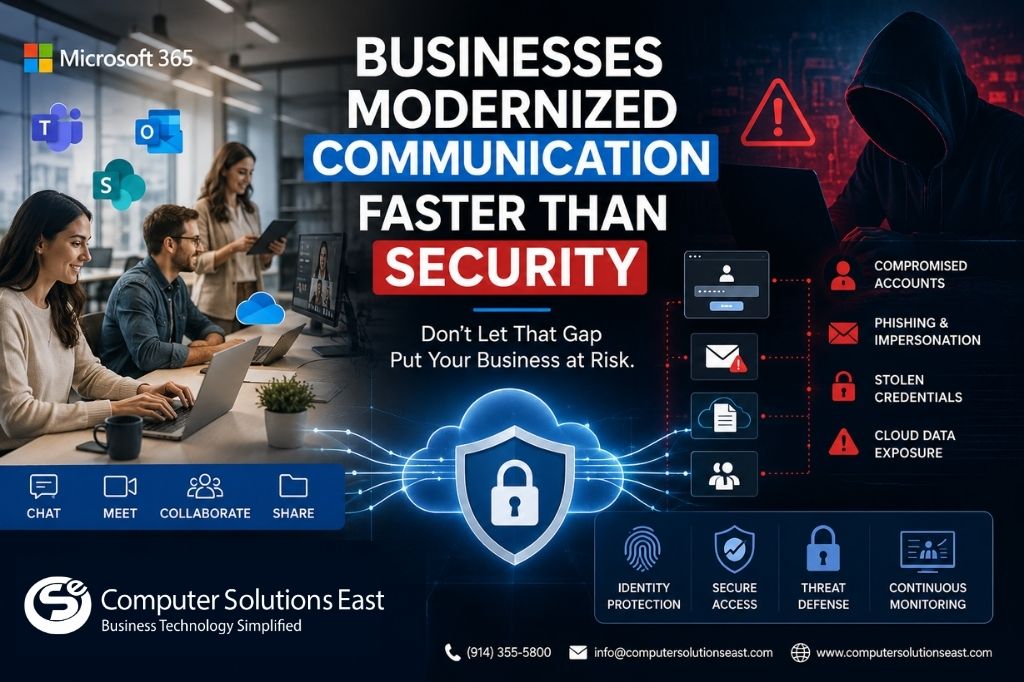 Businesses Modernized Communication Faster Than Security
